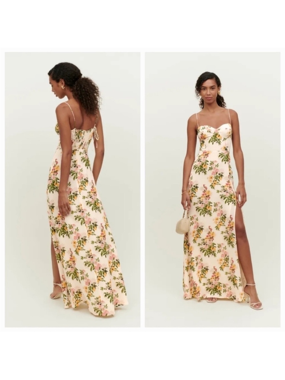 Reformation 4 Melita Maxi Floral Dress in Milo Floral.